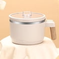 thumbnail image 2 of 2 cuencos portátiles para ramen de 1200 ml para servir en la cocina del dormitorio o para viajes. beige y verde, 2 of 9