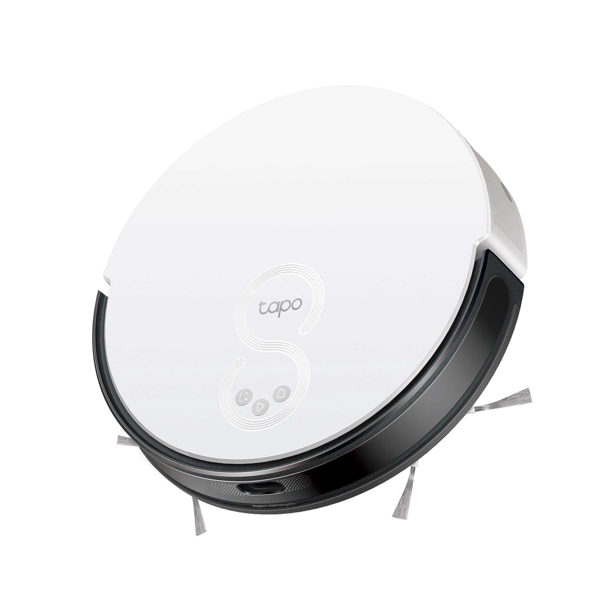 TP-Link Tapo Ultra-Slim Robot Vacuum, 3.07-inch Height, 2000Pa Hyper Suction, 4L Smart Auto-Empty Dock, Self-Charging, Customizable Room Cleaning, Quick Mapping, RV20 Plus