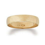 10kt Gold Wedding Band, 5 mm
