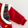 thumbnail image 4 of NOKIO Baby Girl Long Sleeve Jumpsuit Baby Dragon Chunjie Chinese New Year Red Long Sleeve Lined Romper Winter Warm Jumpsuit With Hat Outfits Designer Baby Rompers In Autumn Styles, 4 of 9