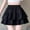 #14 Black, variant on Byworldtasic Womens Skirts Harajuku Lolita Style Kawaii Pastel Goth Skirt Casual Elastic Waist Vintage Mesh Lace Trim Layered Skirt