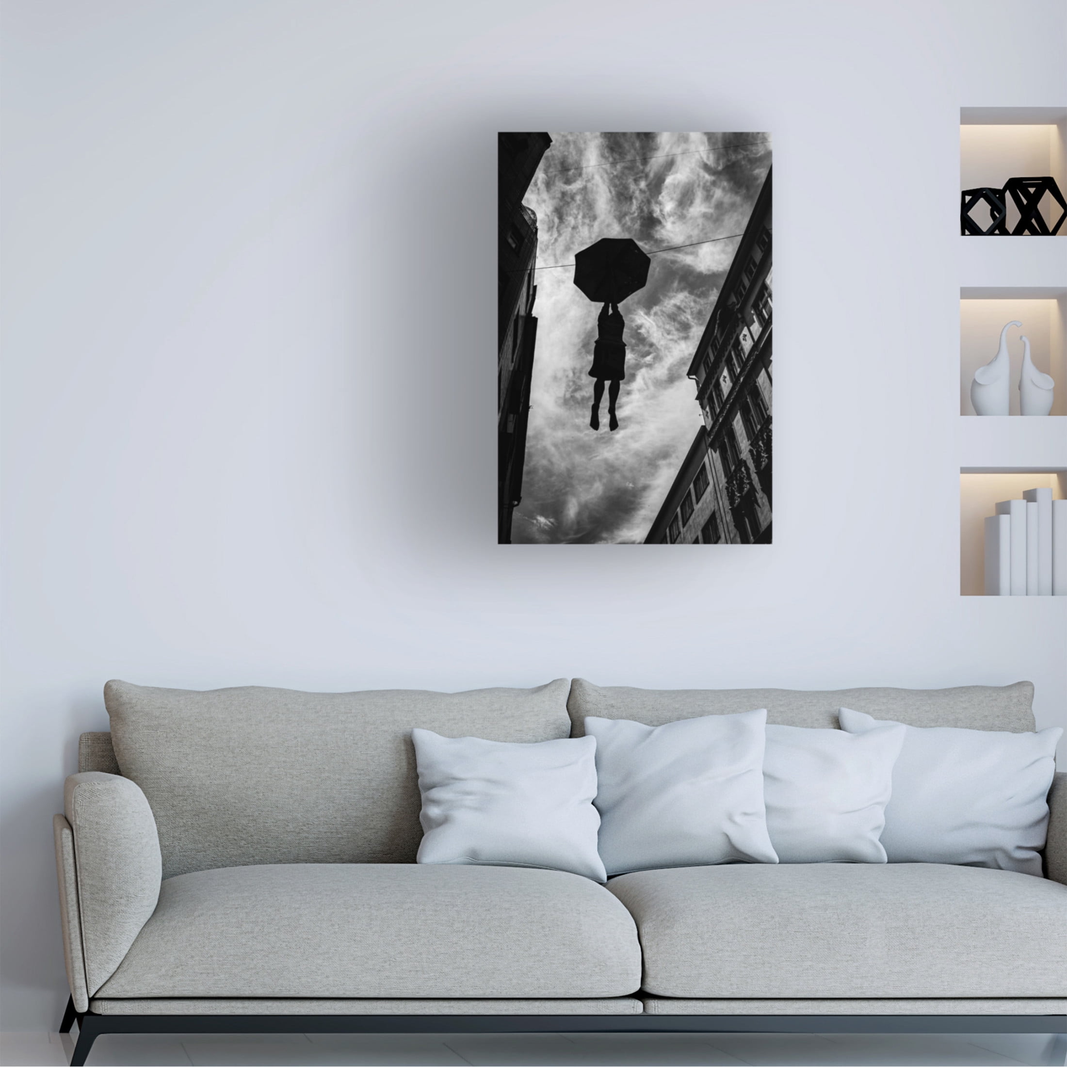 Trademark Fine Art Wille Roos Hanging In There Canvas Wall Art