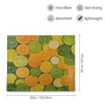 thumbnail image 3 of Qxltty The Pattern Of Orange and Lime Slices Soft Cozy Fluffy Blankets for Couch Sofa Chair Bed Camping Picnic Travel Lightweight Bed 50×60inch, 3 of 7