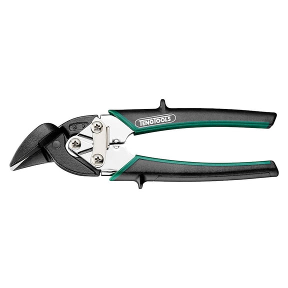 Teng Tools 7 Inch Straight/Right Cut Aviation Tin Snip Pliers - 493-7N