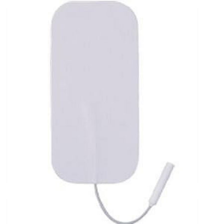 S-Series Rectangle Silver Electrode with Reusable Blue Gel 2'' x 4'' Pack of 4