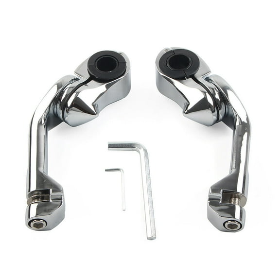 2x 32MM Highway Footpeg Mount 1.25'' Engine Guar for DS Pegs Clamp Support for HARLEY