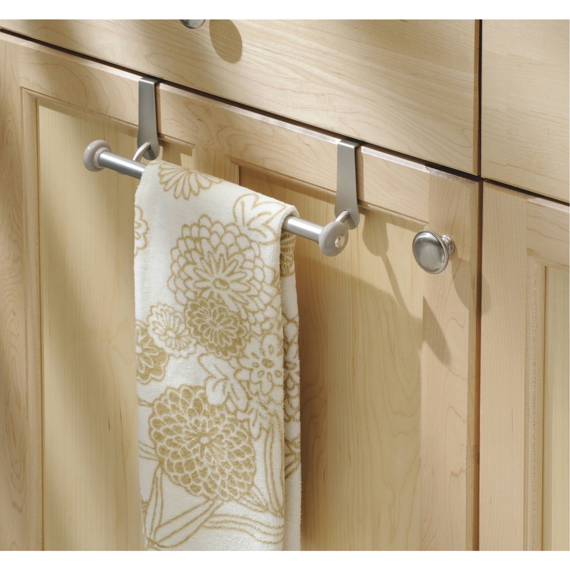 Interdesign York Over The Cabinet Kitchen Dish Towel Bar Holder Interdesign York Over The Cabinet Kitchen Dish Towel Bar Holder