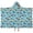 Excavator and Concrete, variant on Excavator and Concrete Mixer Blue Teens Hooded Bath Towel Wrap for Ages 3 To 12,Quick Dry Lightweight Soft Microfiber Bath Beach Pool,50"x30"