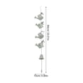thumbnail image 2 of SEWACC Green Iron Rain Chains for Downspouts Outdoor Decor Easy Installation Stable Structure 8.5, 2 of 7
