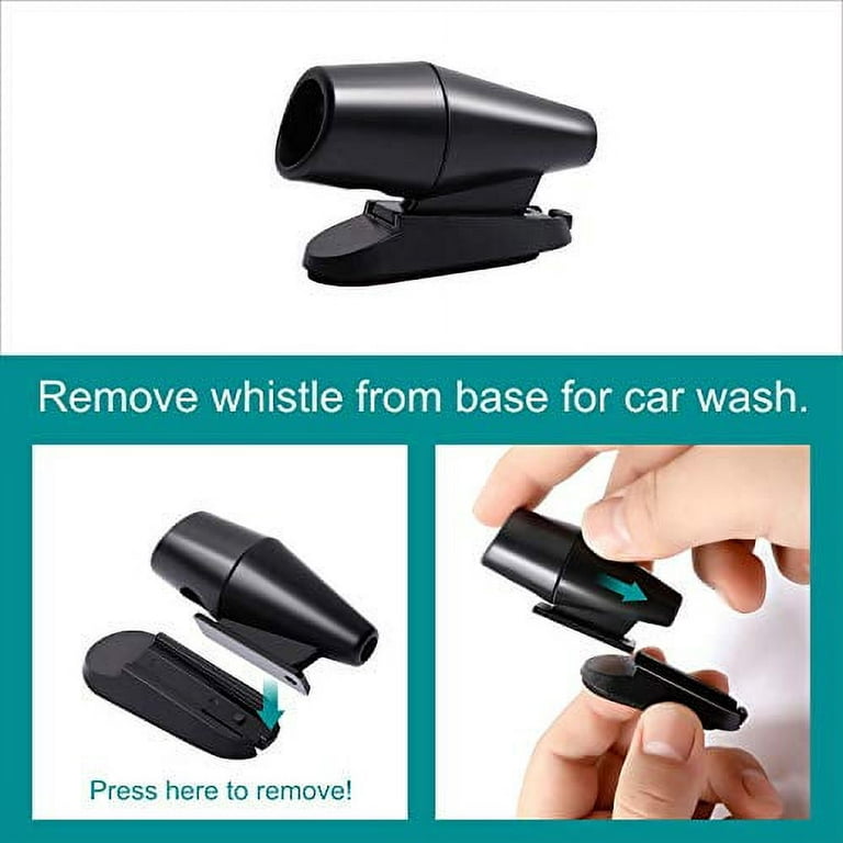 CITKOU 8Pcs Deer Whistles for Vehicles with Extra Tapes Wind