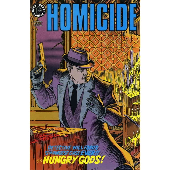 Homicide #1 VF ; Dark Horse Comic Book