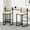 Creamy White, variant on Hand - Woven Bar Chairs with Natural Finish / Add Unique Beauty to Your Home