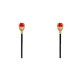 thumbnail image 1 of Sonducket Cetro Fancy King's Scepters Retro Vintage Plastic Cosplay Props Bastón Halloween Dress Up Accesorio Kids Gold Red King's Scepter oro rojo Cetro del Rey 2piezas, 1 of 6