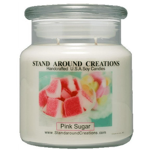 PINK SUGAR APOTHECARY 16-OZ. ALL NATURAL SOY CANDLE