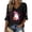 Black, variant on Breast Cancer Shirts for Women Pink Ribbon Graphic V Neck Tee Tops | Breast Cancer V Neck Shirts, Pink Ribbon Hope Graphic Breast Cancer Awareness Gift Top, Light Ashy S