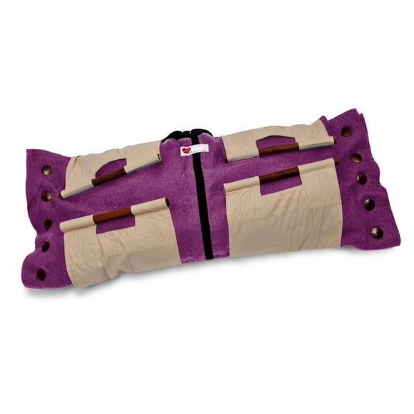 Sweet Goodbye Cocoon® - Eco-Friendly Pet Burial & Cremation Ceremony Kit (Premium Wool) - Casket for Dogs and Cats (Choose Size & Color) (Large, Magenta)