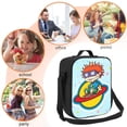 thumbnail image 5 of Rugrats Lunch Bag, Reusable Insulated Lunch Tote Bag, Portable Lunch Box For School Work Picnic, 10.5x8x4.5 Inch, 5 of 9
