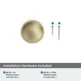thumbnail image 4 of Amerock Farewind 1-1/4 inch (32mm) Diameter Golden Champagne Cabinet Knob, 4 of 6
