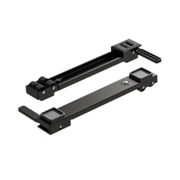 2 soportes ajustables para lavadora, resistentes y resistentes a la humedad. negro