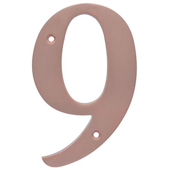 Distinctions 90599 Hillman House Number 9 Brushed Copper 5"