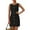 *Black, variant on ClodeEU Womens Sleeveless Round Neck Back Zipper Shift Dress,Summer Button Down Elegant Business Formal Short Dress Navy,Womens Plus M