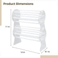 thumbnail image 4 of 2 Tiers Hair Claw Clip Organizer, Acrylic Claw Clip Storage Holder, Rotatable Design for Vanity or Desktop, Present for Women, 4 of 5