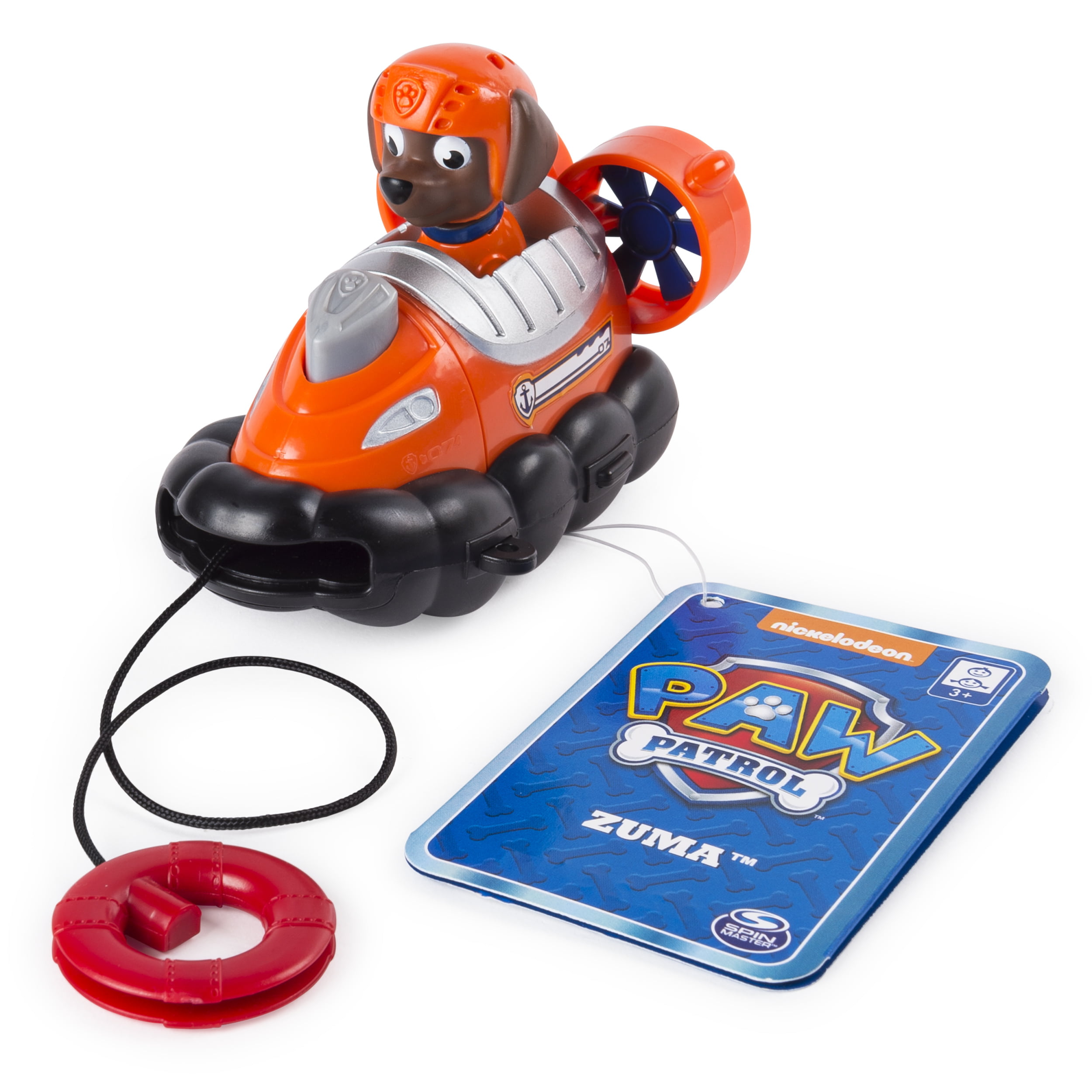 PAW Patrol, Zuma's Hovercraft Vehicle with Collectible Figure, for 