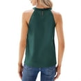 thumbnail image 3 of Inevnen Sequin Sparkle Halter Tops for Women Sleeveless Keyhole Knot Vest Shirt Cocktail Party Club Tank, 3 of 5
