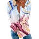 thumbnail image 1 of Camiseta suelta estampada a la moda para mujer, blusa de manga larga, cuello redondo, camisetas informales Pompotops FGAJ12413, 1 of 5