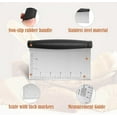 thumbnail image 4 of AHRL Stainless Steel Dough Scraper & Chopper - Food Scraper with Measuring Markings, Cutter for Dough, Cake,Bench Scraper, Scraper Tool, Pastry Scraper,Ergonomic Grips, 4 of 6