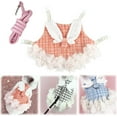 thumbnail image 2 of LYINGF Bunny Rabbit Ferret Harness and Leash Set, Bunny Clothes for Rabbits, Small Animal Guinea Pig Dress Clothes for Kitten Ferret Chihuahua Puppy Mini Dog and Small Animals Harnesses, 2 of 9