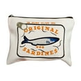 thumbnail image 1 of Qocolhg jusqu'à 50 % de Rabais Liquidation Soins Personnels et Beauté! Petite Trousse Cosmétique Motif Sardine Sac de Voyage Sac de Rangement Tissu Série de Rangement pour Rouges à Lèvres Trousse de Rangement pour Cosmétiques, Cadeaux pour Femmes, 1 of 3