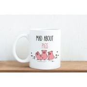 Pig Lover "Mad About Pigs" - Gift Mug