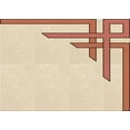 thumbnail image 1 of Ahgly Company Tapis d'Intérieur Lavables en Machine, Rectangle Transitionnel Peru Brun, 2' x 5', 1 of 7