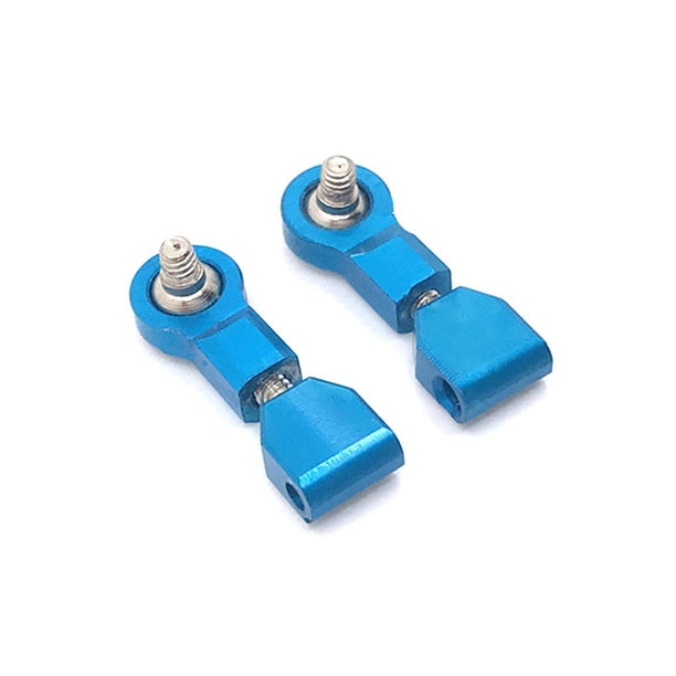 Vogacara Paquete de 2 1/28, Control remoto, brazos oscilantes superiores para coche, modificación de orugas, repuesto de suministro de piezas de Metal Kits de construcción modelo Cielo azul Vogacara FN011027-02