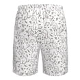 thumbnail image 6 of Kdxio Poodle Dog Pattern Mens Casual Shorts - Drawstring Summer Beach Sports Shorts for Men, 6 of 9