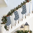 thumbnail image 5 of Lsque 18 Inches Cute Rabbit Floral Pattern Christmas Stockings Hanging Ornaments,Knitted Xmas Fireplace Hanging Stocking,Holiday Decoration, 5 of 8
