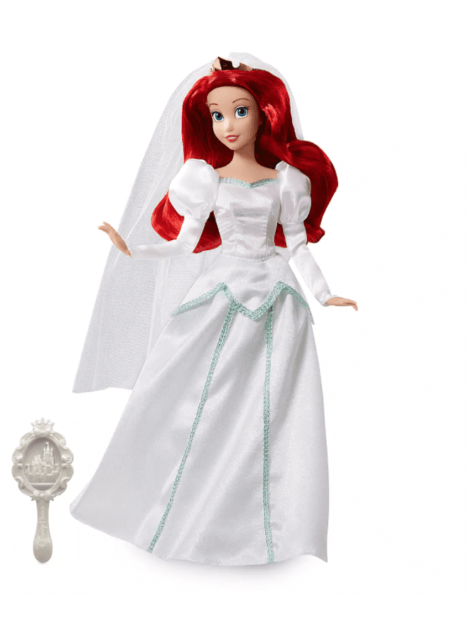Disney Princess Ariel Mermaid Fashion Dress Bride Classic Doll with Brush, New in Box - Walmart.com Disney Princess Ariel Mermaid Fashion Dress Bride Classic Doll with Brush, New in Box - Walmart.com
