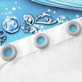 thumbnail image 3 of Erosebridal Mermaid Tail Curtains and Drapes (38x45), Dreamy Princess 30%-50% Blackout Curtains for Bedroom, Ocean Theme Curtains for Living Room, Bedroom Curtains Room Decor, 3 of 6