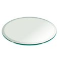 thumbnail image 1 of Mesa de vidrio Fab Glass and Mirror redonda de 17 pulgadas, 1 of 9