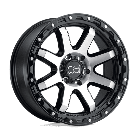 Black Rhino Cast Aluminum Rim BRCYT 18X9 5X5.0 G-BLK-MCH -18MM, 1890CYT-85127B71