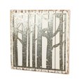 thumbnail image 2 of Forêt Découpée en Métal sur Lattes Art Mural, 2 of 3