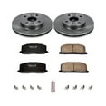 thumbnail image 3 of Power Stop Front Stock Replacement Brake Pad and Rotor Kit KOE6239, 3 of 8