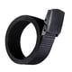 thumbnail image 4 of BRIGHTFUFU Cinturón web de lona cinturón de nylon para hombre estilo militar estilo casual amigable con aeropuerto con hebilla automática cinturón táctico (negro), 4 of 7