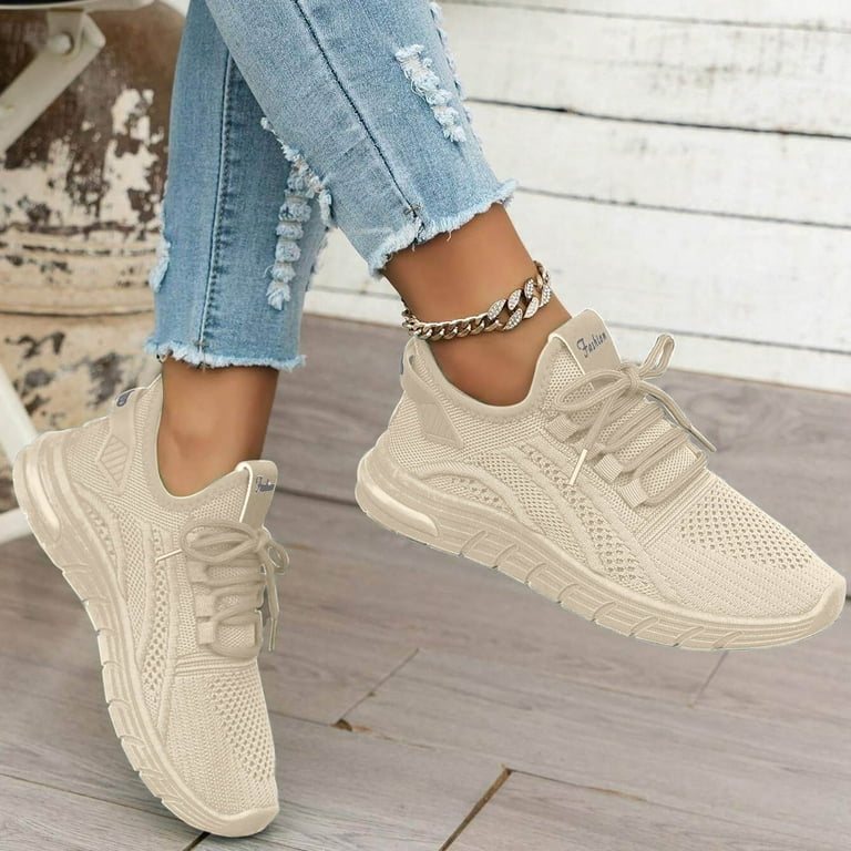 Linfrsh Women's Walking Shoes Soft Cushion Running Tennis
