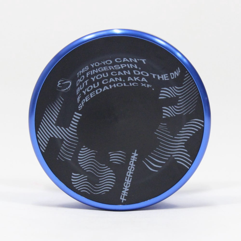 C3yoyodesign SHXF Speedaholic XF Yo-Yo - Aluminum and PC Body with PC Caps (Blue)