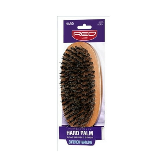 RED PROFESSIONAL HARD PALM BRISTLE BRUSH