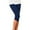 Navy, variant on IDALL Capri Pants for Women Capri Leggings for Women Stylish Fall And Winter Stretch Pleated Bottoms Tight Stretch Seven Minute Pants Women Bottoms Petite Pants for Women Summer Pants H M