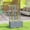 Gray, variant on Outsunny Planter Box with Trellis, Self Watering Raised Garden Bed with Lockable Wheels and Drainage Holes, Brown