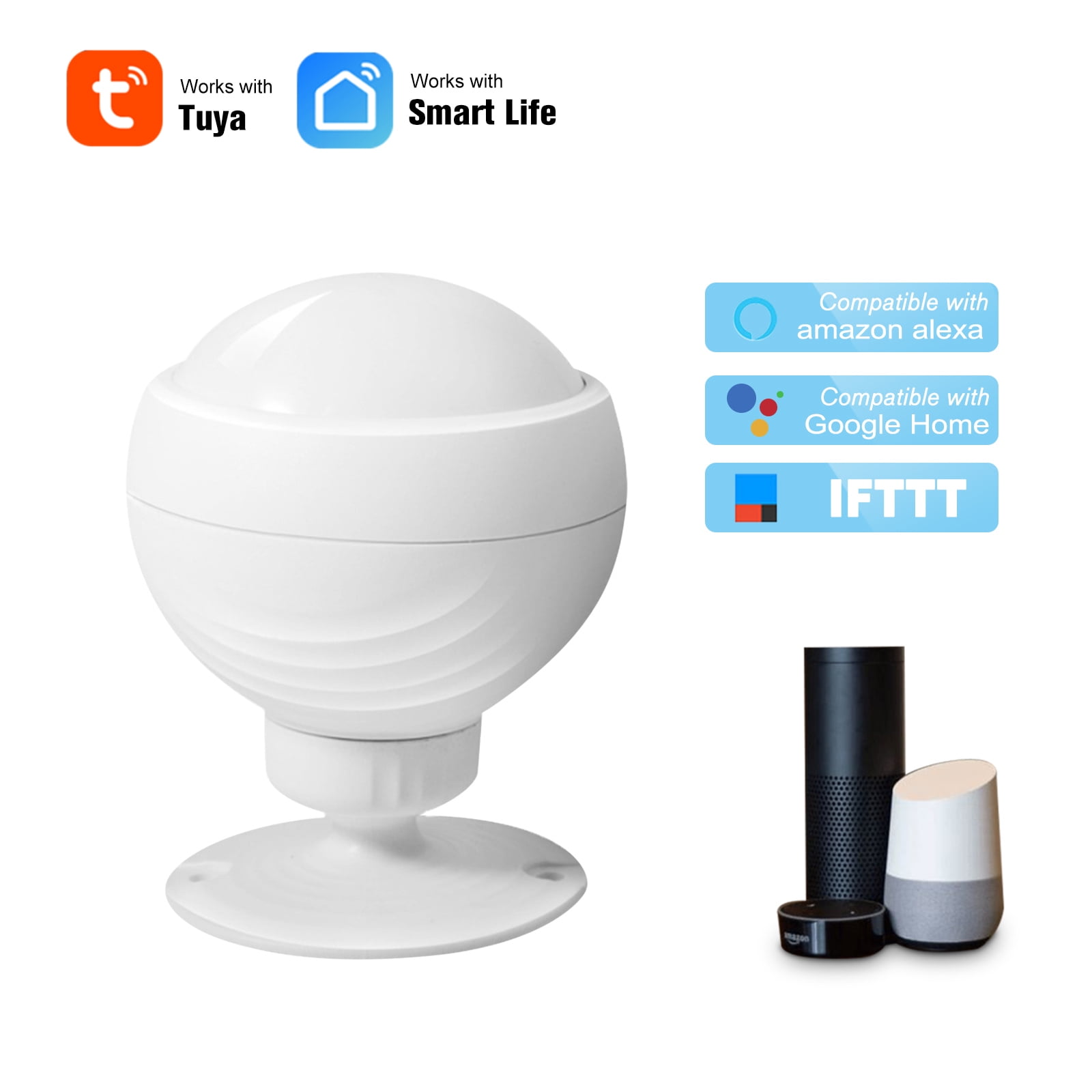 WIFI PIR Motion Sensor Wireless Passive Infrared Detector Burglar Alarm Sensor Tuya APP Control Smart Home